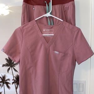 Womens FIGS scrub top ONLY